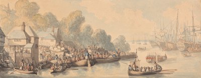 Embarquement à Southampton, 20 juin 1794 - Thomas Rowlandson